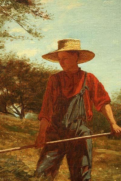 Winslow Homer Haymaking Spain oil painting art